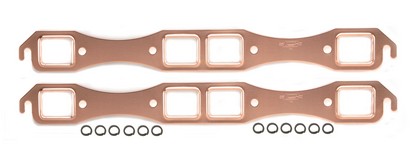 Mr.Gasket® CopperSeal Manifold Gasket Set (Port Dimensions W-1.78 Inches x H-1.48 Inches)